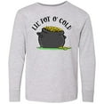 thumbnail image 3 of Inktastic St. Patrick's Day Lil' Pot of Gold Long Sleeve Youth T-Shirt, 3 of 5