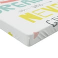 thumbnail image 2 of Ambesonne Saying Fitted Sheet, Positive Words, Full Size, Multicolor, 2 of 3