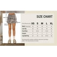 thumbnail image 5 of Cali1850 Women's Plaid Sherpa Shorts Sweatpants Bungee with Elastic Drawstring Waistband Soft Comfy Fuzzy Pants with Pockets, 5 of 5