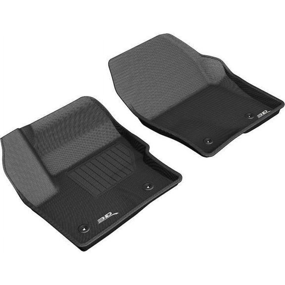 3D MAXpider 2017-2019 Fits Lincoln MKC 1st Row Black Kagu Carbon Fiber Embossed Pattern Floor Mat L1LC00911509