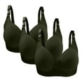 thumbnail image 2 of Nmnitkp Bras for Women No Underwire Wireless Comfort Lift Push Up Bralettes for Women with Support and Bra Extender Bra & Soft and Skin Friendly Bras for Women Pack 3PC, 2 of 3