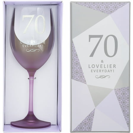 70 - Gift Boxed 19 oz Crystal Wine Glass