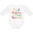 thumbnail image 3 of Inktastic Grammy and Pappy Love Me Boys or Girls Long Sleeve Baby Bodysuit, 3 of 5