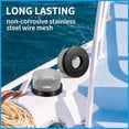 thumbnail image 3 of 10pcs Stainless Steel Mesh Strainer Inch -14, Aerator Screen Strainer Stainless Mesh Compatible with Livewell Pump, 3 of 5