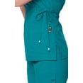 thumbnail image 3 of koi classics women's katelyn wrap solid scrub top, 3 of 3
