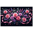thumbnail image 1 of Floral Backdrop Banner Daisies Decoration for Wedding Party Supplies Event Background Photography Spring Summer Decor Celebration, 1 of 4