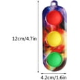 thumbnail image 4 of Mini Fidget Dimple Toy, New Designed Dimple Fidget Hand Toy, Dimple Stress Relief Toy Keychain, Portable Handheld Decompression Sensory Bubble Push Pop Toy for Adult Children (#005), 4 of 4
