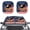 American Flag Eagle Pattern, variant on XYZCANDO Car Windshield Sun Shade with Patriotic Eagle Flag Theme, Car Shades for Front Windows, Two Piece Set for Trucks and Suv to Block Sun Heat