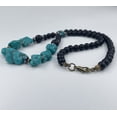 thumbnail image 2 of turquoise necklace for men / bohemian necklace / Turquoise gemstone necklace / jewelery for men / cool necklace for men LDG, 2 of 5