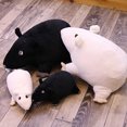 thumbnail image 3 of for Creative Stuffed Rat Plush Animal Toy for Beds Sofas Home Decor Skin-friendl, 3 of 10