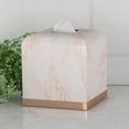 thumbnail image 2 of nu steel Misty Copper collection Tissue Box Cover, Perfect For Home & Bathroom Accessories, 2 of 5