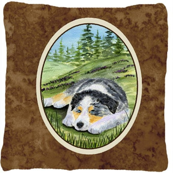 Australian Shepherd Decorative Indoor & Outdoor Fabric Pillow