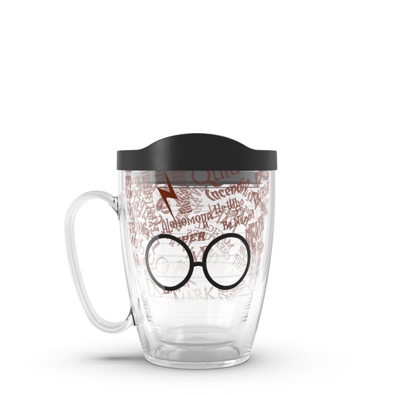 Tervis Harry Potter - Glasses and Scar Made in USA Double Walled  Insulated Tumbler Travel Cup Keeps Drinks Cold & Hot, 16oz Mug with Handle, Classic
