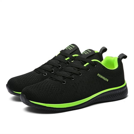 

Fashion Sneakers for Men Breathable Mesh Athletic Running Sports Shoes Lightweight Casual Walking Shoes Comfortable Gym Shoes