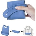 thumbnail image 5 of Silicone Adult Bib Waterproof Clothing Protector Reusable Apron Mealtime Crumb Catcher, 5 of 5