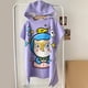 thumbnail image 4 of La historieta de la albornoz con capucha del bebé de la capa de la toalla de baño de los niños del sombrero puede usar la toalla de baño de secado rápido, 4 of 6