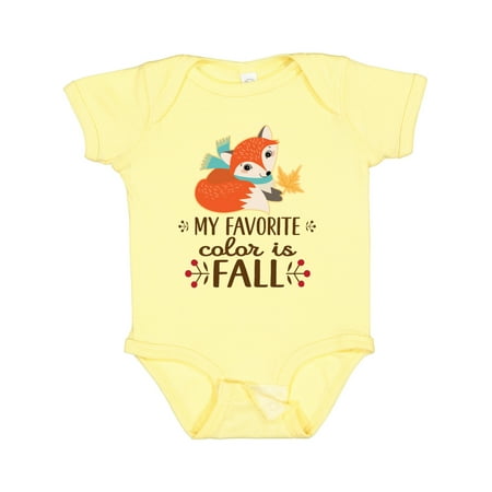 

Inktastic October Favorite Color is Fall Gift Baby Girl Bodysuit