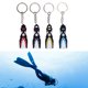 thumbnail image 5 of Llavero Decorativo de Buceo, Llavero de Aleta de Buceo 4pcs para Uso Diario, 5 of 7
