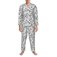 thumbnail image 3 of Hirioo winter Ski Element for Men's Pajama Sets 2 Piece Pjs Men's Long-Sleeved Pajama Set Button Down Sleepwear,S-XXL-XX-Large, 3 of 7