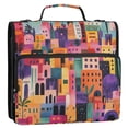 thumbnail image 5 of FORMRS Zipper Binder with Shoulder Strap 2-inch Ring 500 Sheet Capacity File Bag, Art Buildings, 5 of 5
