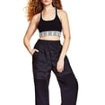 thumbnail image 2 of Royalty By Maluma Women's Mixed Media Sweatpants Black Size XXX-Large, 2 of 3