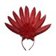 thumbnail image 3 of Tocado de plumas Strade Fareast Limited rojo, 3 of 8