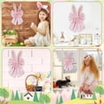 thumbnail image 5 of 16 Inch Easter Bunny Ears Bows for Wreaths, Colorful Spring Decorative Wreath Bow for Holiday Tree Topper Decor, Easter Basket DIY Crafts Wall Window Indoor Home Party Supplies (Pink), 5 of 8