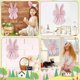 thumbnail image 5 of Uuiauoio Easter Bunny Ear Bow Pendant, Holiday Party and Home Decoration for Easter, Festive Hanging Ornament for Door and Wall, Reusable Seasonal Decor, 5 of 6