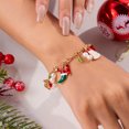 thumbnail image 6 of pathside Christmas Bracelet for Women Charm Adjustable Link Christmas Gifts Adjustable Chain Family Christmas Gift t with Christmas Tree Snowflakes Christmas Link Bracelet for Women, 6 of 6