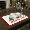 thumbnail image 5 of YIMWNYI Christmas Themed Placemats, Kitchen Drains Mats, Heat-Resistant Coffee Mats, Festive Table Decor, Easy to Clean Durable Coasters, Winter Holiday Accessories, 5 of 6