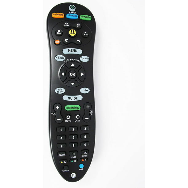 Genuine At T U Verse Uverse S20 S1a Programmable Ir Universal Remote Control Compatible Part Numbers Cy Rc1055 At Walmart Com