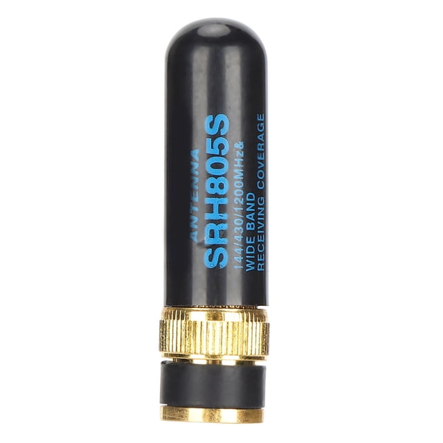 Antena BNCM de doble banda portátil UHF+VHF macho para walkie-talkie SRH805S