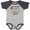 Baseball Heather and Navy, variant on Inktastic My Cousin Graduated and I'm Super Proud Boys or Girls Baby Bodysuit