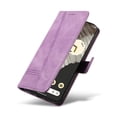 thumbnail image 6 of Designed for Google Pixel 7 Pro Wallet Case, Vintage PU Leather Stand Credit Card Holders Slots Lanyard Flip Folio Cover Case Full Body Protection Compatible with Google Pixel 7 Pro, Purple, 6 of 7