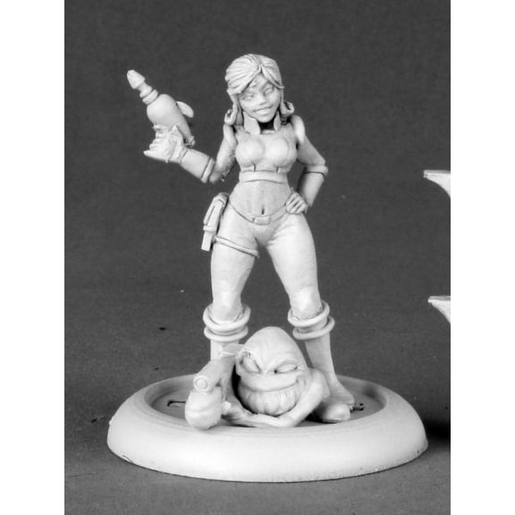 reaper miniatures betty, space heroine #50150 chronoscope d&d rpg mini figure
