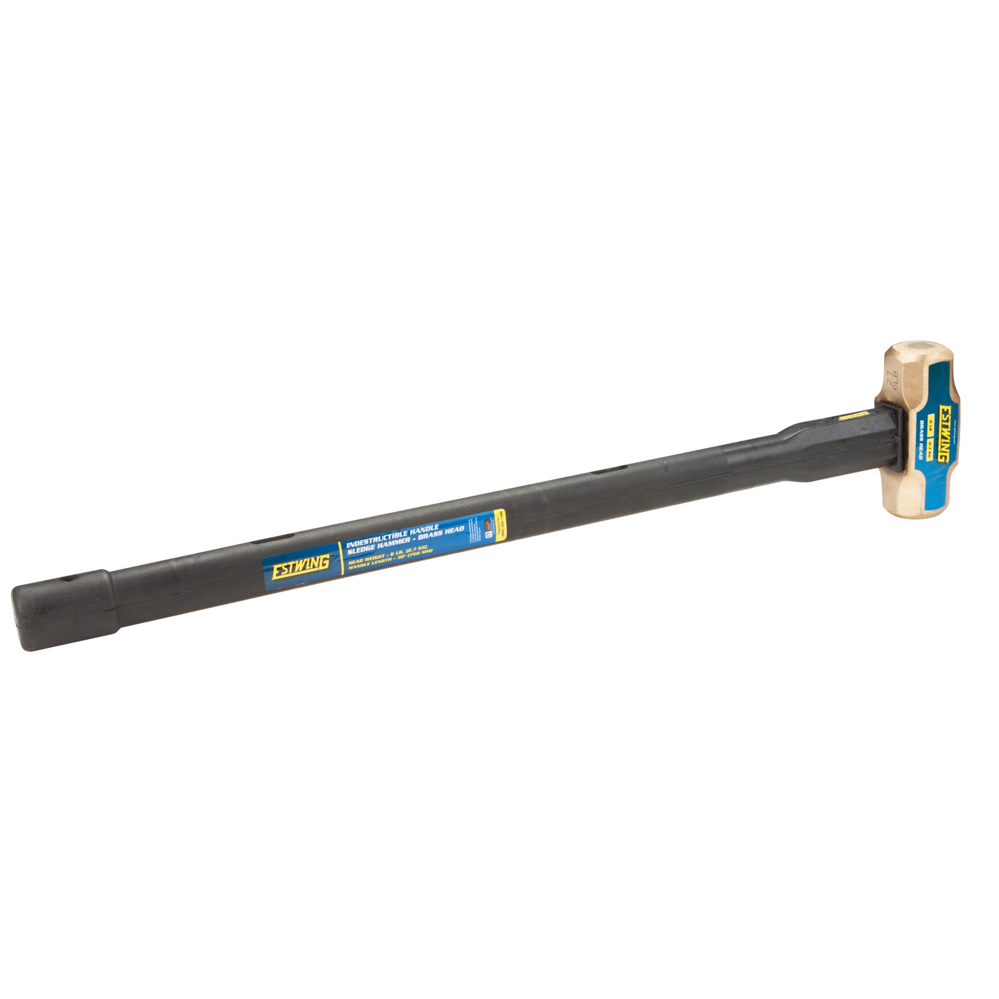 Details about   Estwing Brass Sledge Hammer Indestructible Handle ESH-X/BR