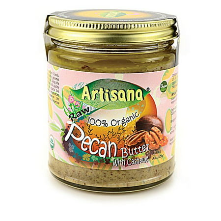 Artisana Organic Raw Peacan Butter, with Cashews, 8 (Betsy's Best Cashew Butter)
