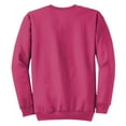 thumbnail image 6 of Yellow Rooster Men's Core Fleece Classic Crewneck Sweatshirt Sangria 3XL, 6 of 6