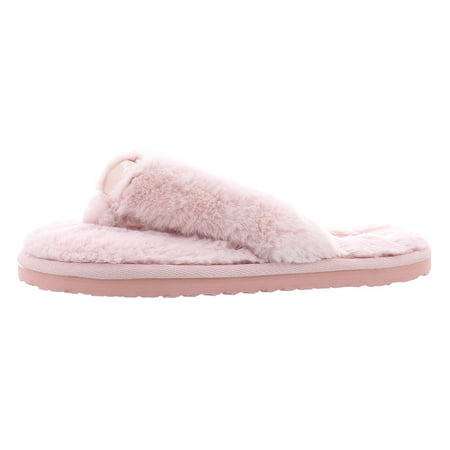 Women's Puma Fluff Flip Flop Slippers BX Lotus-White (385349 02) - 6