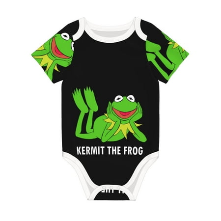 

Kermit The Frog Jumpsuit Newborn Baby Bodysuit Infant Outfit 0-24Months Kids Short Clothes