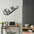 thumbnail image 4 of Craftnamesign Bite Me Fishing Metal Wall Art LED Light, Fishing Hook Sign Home Decor, 4 of 5