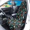 thumbnail image 3 of POLERO Cactus Geometric Terry Cloth Car Seat Cover, Machine Washable Sweat Absorbent Seat Protector for Cars Trucks Vans and Daily Driving, 3 of 7