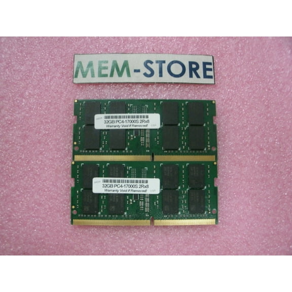 64GB 2x32GB DDR4 2133 SODIMM Memory Upgrade OMENx Laptop-17T GTX1080 7th Gen Intel (3rd Party)