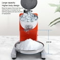 thumbnail image 3 of Trituradora De Hielo Eléctrica, 500 W, 2 Cuchillas, Máquina De Hacer Conos De Nieve De Acero Inoxidable, Bebidas Para Batidos, Máquina De Hielo Raspado, Máquina De, 3 of 7