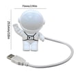 thumbnail image 3 of Smart Voice Control USB LED Reading Lamp Computer Spaceman Astronaut Flexible USB Eye-Care LED Laptop Lamp For Notebook Laptop Desktop, 3 of 5