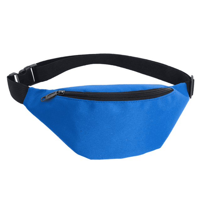 Riñonera para hombre y mujer, para correr, senderismo, ciclismo, pasear al perro y pescar, color azul