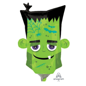 14" Mini Shape Monster Head Balloon