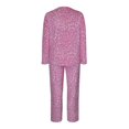 thumbnail image 2 of Pijama Simply Basic Dama Talla CH Set 2 piezas Corazones Animal Print Rosa, 2 of 4