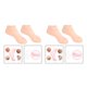 thumbnail image 1 of Vogacara Calcetines de gel de silicona Toe Calcetines Protección Cuidado de los pies Protector Skin L 2piezas Piel L, 1 of 1
