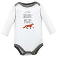 thumbnail image 5 of Hudson Baby Cotton Long-Sleeve Bodysuits, 3- Pack, Newborn- 24 Months, 5 of 5